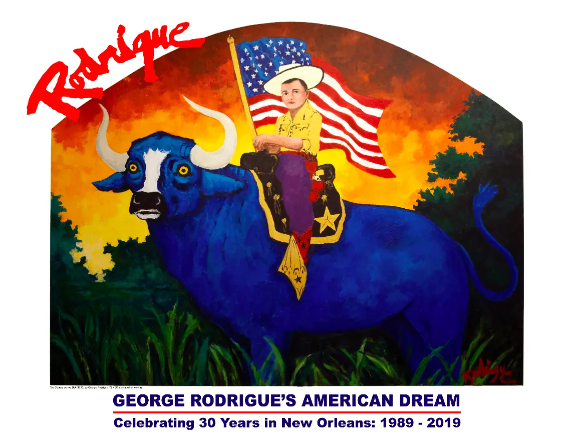 George Rodrigue Limited Edition Blue Dog New Orleans Saints Jersey