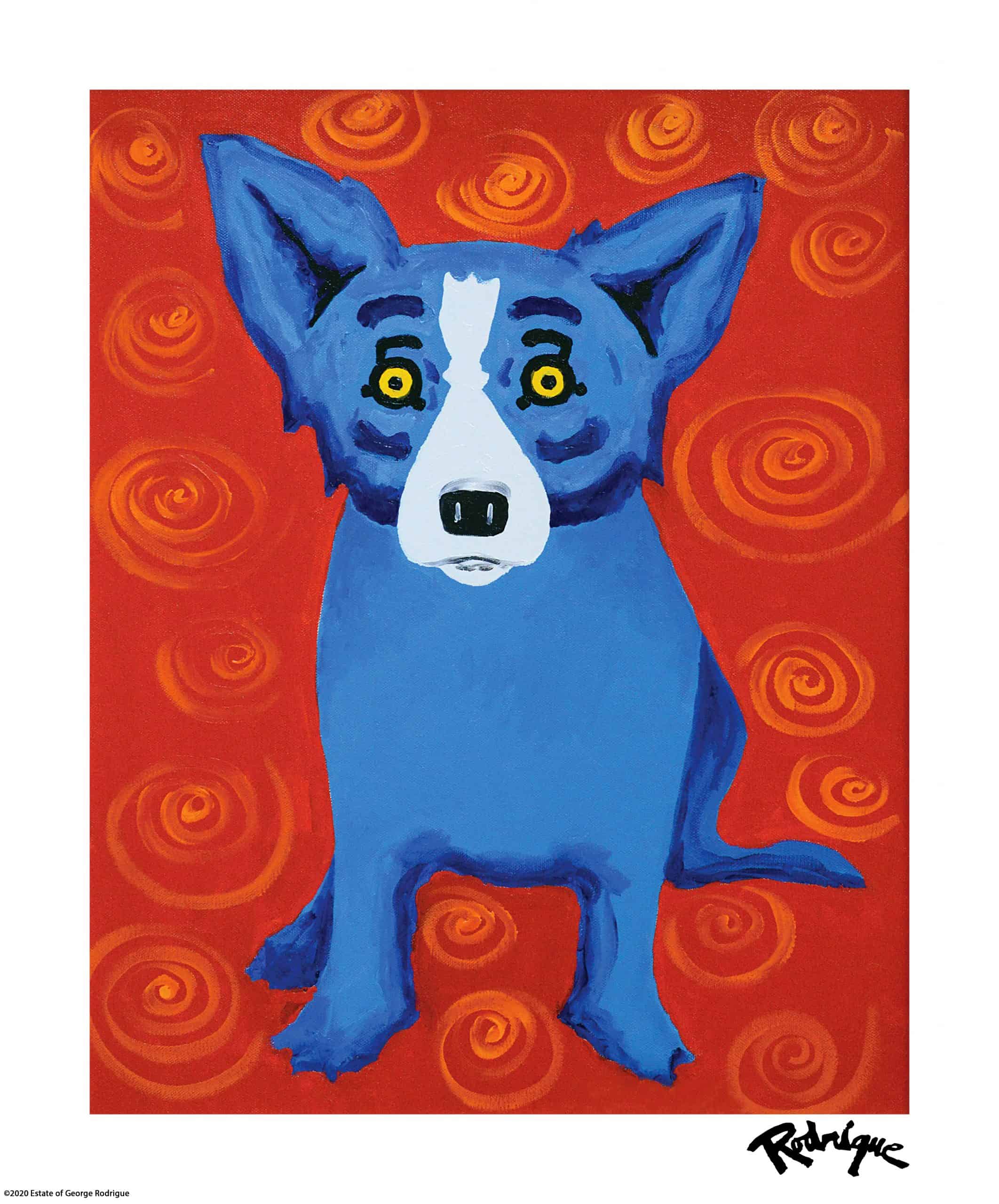 Original Blue Dog Painting Original Blue Dog Painting