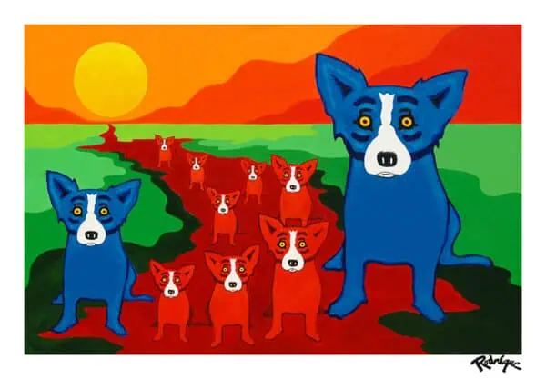 Blue Dogs on the Red River