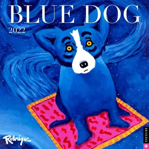 2022 Blue Dog Wall Calendar