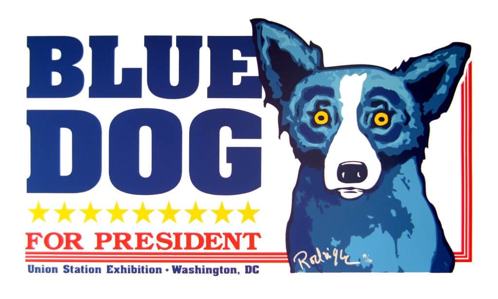 George Rodrigue Blue Dog